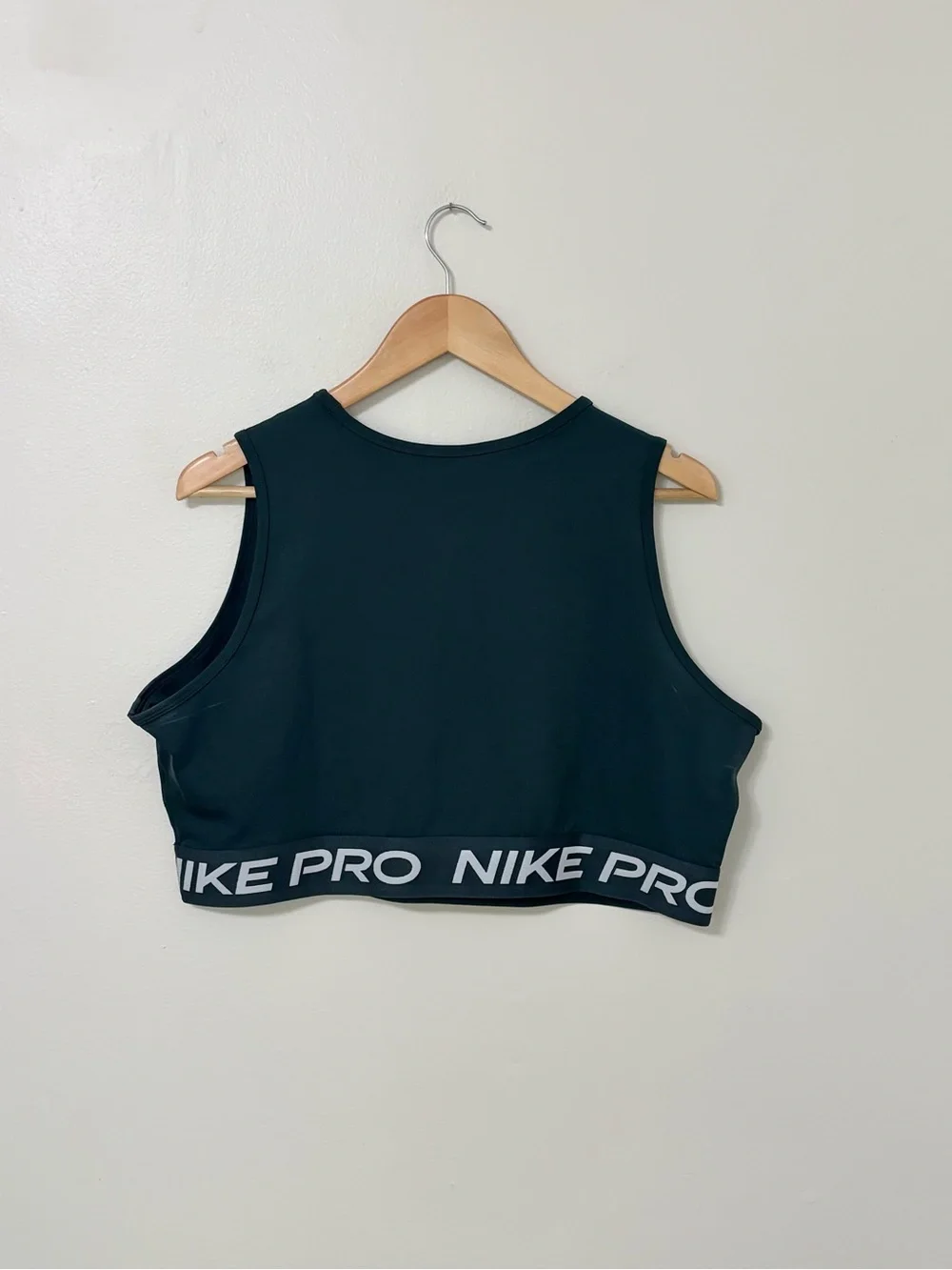 NWT Nike Pro Dri-FIT Cropped Tank Top Black | Size XXL | FZ3615-010